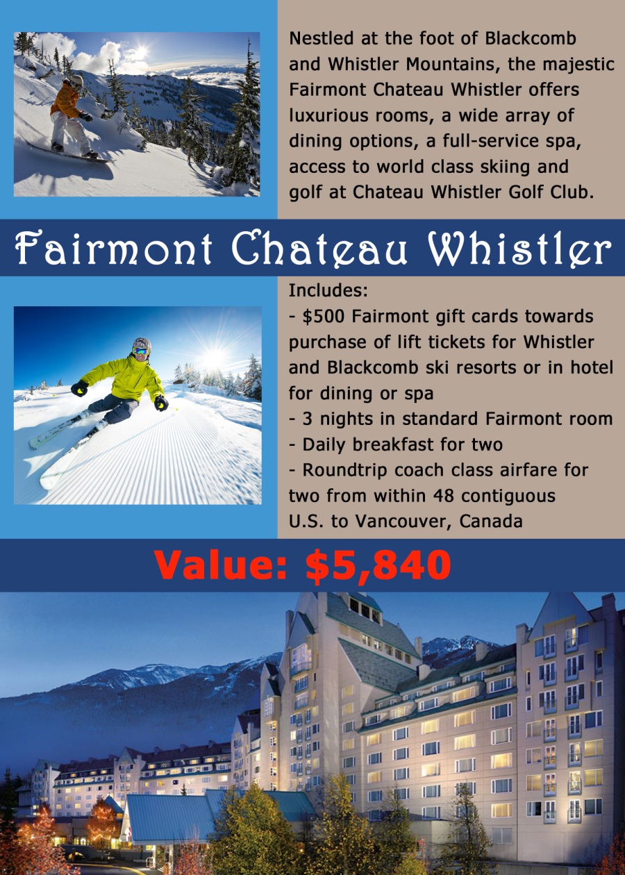 Fairmont Chateau Whistler Page